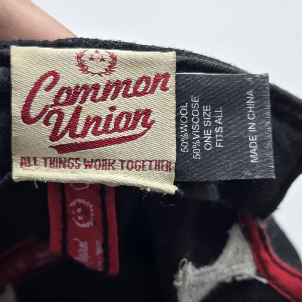 Common Union Unisex Baseball Cap OS Black The Natural X Giants Curved Buckle